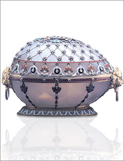 The Renaissance Egg. A Faberge Imperial Easter Egg presented by Tsar Alexander III to his wife the Empress Maria Feodorovna at Easter 1894