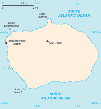 Map of Bouvet Island