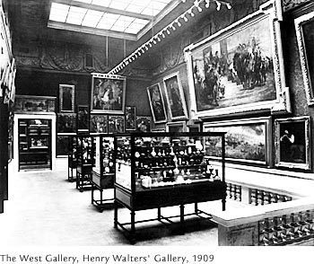 The West Gallery, Henry Walters' Gallery, 1909