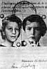 Фотографии жены автора, Веры, и его шестилетнего сына, Дмитрия, сделанные для нансеновского паспорта в Париже, в апреле 1940-го года.